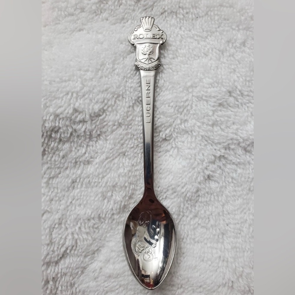 Rolex Lucerne Silver Collectible Mini Spoon